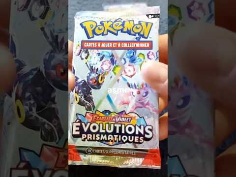 asmr ouverture booster pokemon évolution prismatique