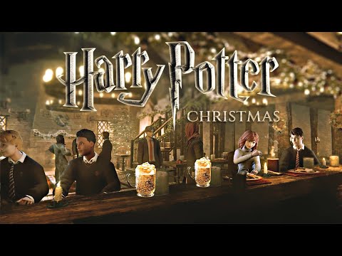 Visiting the Three Broomsticks at Christmas 🎄 Butterbeer & Friends 🍺 Harry Potter inspired Ambience