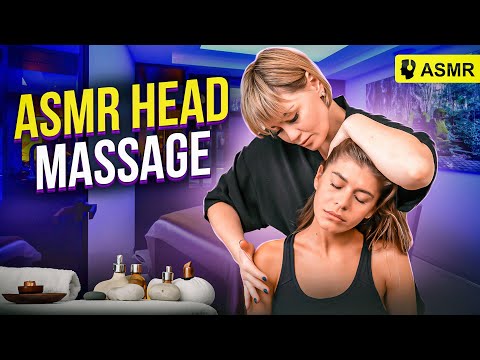 MAGICAL ASMR | RELAXING HEAD MASSAGE FOR BEAUTIFUL GIRL