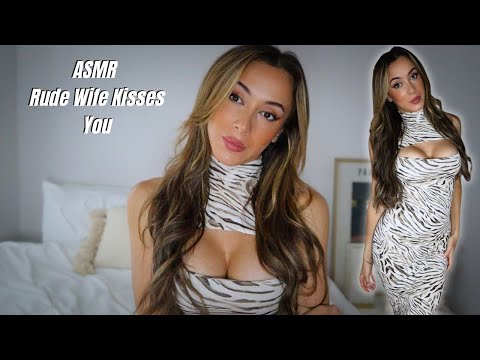 ASMR Rude Wife Kisses You 😘❤️ soft spoken