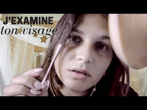 ASMR FRANÇAIS⎪RP J'EXAMINE TON VISAGE 👀 (+ Visuel & Hand movements)