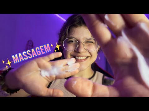 ASMR ~ Massagem para alívio rápido de dor de cabeça e enxaqueca