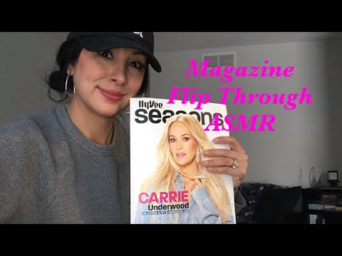 Soft Spoken ASMR/ Magazine Flip Through