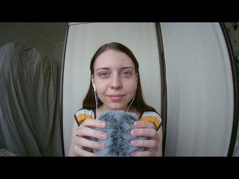 ASMR| Fluffy sounds & Russian trigger words| Ветрозащита & русские слова-триггеры😴