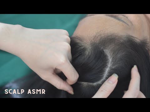 ASMR Aggressive Head Scratching With Hair Combing Sounds, No Talking For Relieve Stress