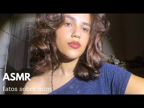 ASMR | FATOS SOBRE MIM 🪞 | voz suave & conversa | #asmr #asmrcommunity 