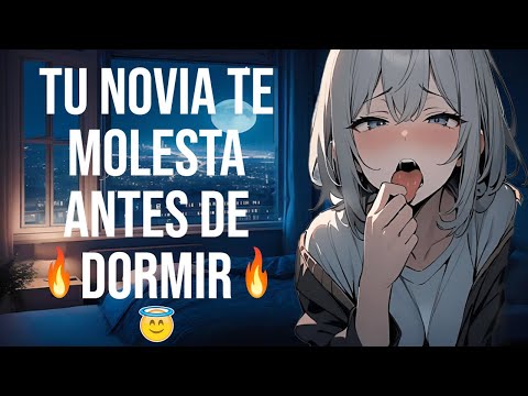 Tu novia te molesta antes de dormir I ASMR y Roleplay I