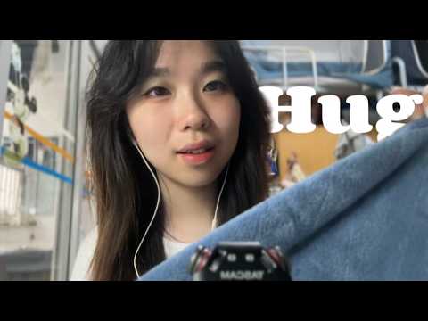 Hugging POV ♡ Nail Tapping, Scratching, Scissor Sounds & Breathing