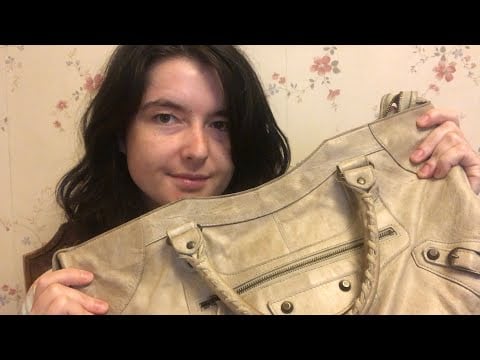 ASMR What’s in my Bag 💼✨ | Rummaging, whisper, tapping