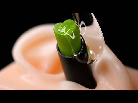 [ASMR] Simultaneous massage of both ears with various lip balms [Vaseline / No Talking]