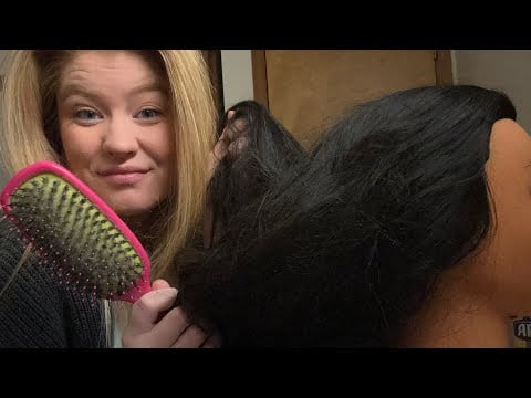 LOFI ASMR: Brushing out your tangles & knots RP 🎀