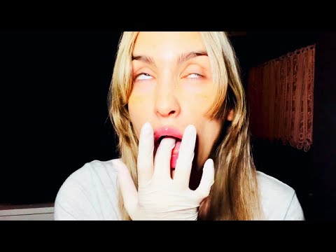 ASMR | AHEGAO LO-FI LICKING LATEX GLOVES 🧤👅💦