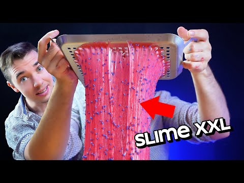 ASMR : JE CRÉE LE PLUS GROS SLIME  ( super satisfaisant  )