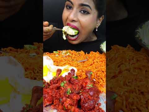 ASMR Eating Spicy Samosa,Maggi Noodles,Chicken Lollipop,Dahi Puri Street Food ASMR Eating Mukbang