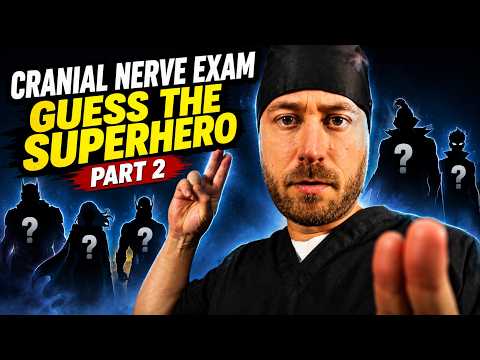 ASMR Fast Cranial Nerve Exam but You're a Superhero - Part 2