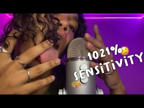 ASMR mouth sounds SO SENSITIVE it will put you to sleep