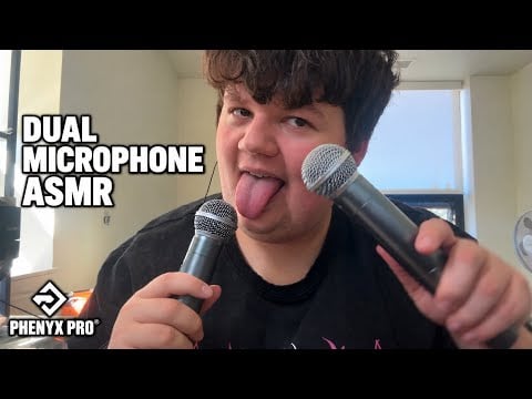 ASMR With TWO Microphones (Intense Mouth Sounds & Tingles)