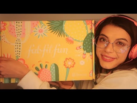 ASMR | FabFitFun Spring Box 2019 Unboxing! (Chit-Chat & Sound Assortment)