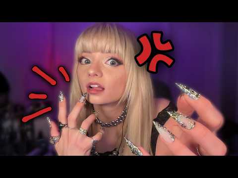 ASMR Fast Aggressive Inaudible Whispering (argument roleplay)