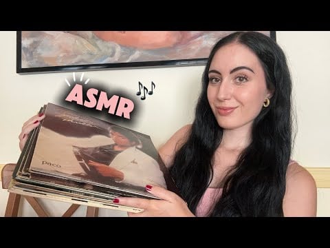 ASMR ~ 70s & 80s Vinyl Collection (tapping & whispers)⟡˙⋆ #asmr 