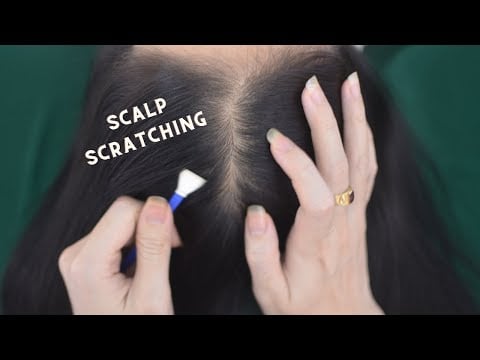 ASMR Attentive Scalp Scratching, Nape Scratching Tingles, Relaxing Sounds For Stress Relief