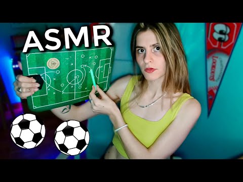 ASMR FÚTBOL ⚽ Tu ENTRENADORA te da las instrucciones para la FINAL del Torneo 🏆 | ASMR ESPAÑOL