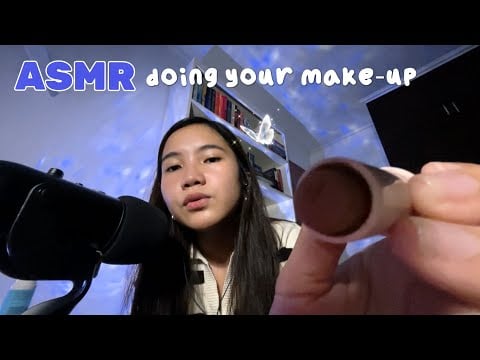 ASMR | Doing Your Make-Up 💄 | Tingly Visuals and Mouth Sounds