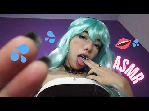 ASMR SPIT PAINTING NO COLO👄💦
