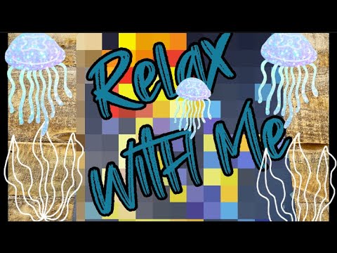 ASMR VISUAL & SOUND TRIGGERS: JELLYFISH 🪼 STICKER PUZZLE (with sound machine) #636