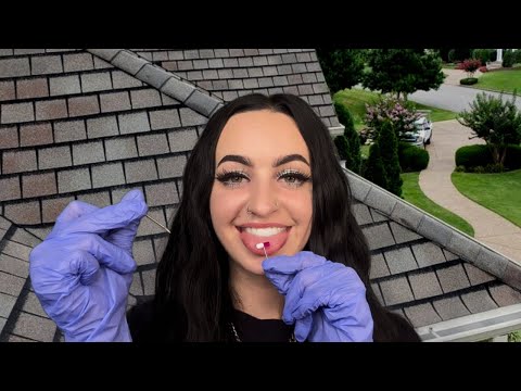 [ASMR] Piercing You On The Roof RP | Soft Spoken