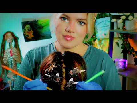 ASMR Detailed Lice check  With School Nurse Stormie