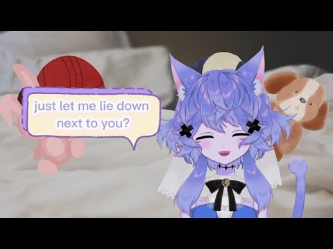 “ASMR” Roleplay: Your Sister Plays a Magic Survival Next to You in Bed after Bribing You with Candy