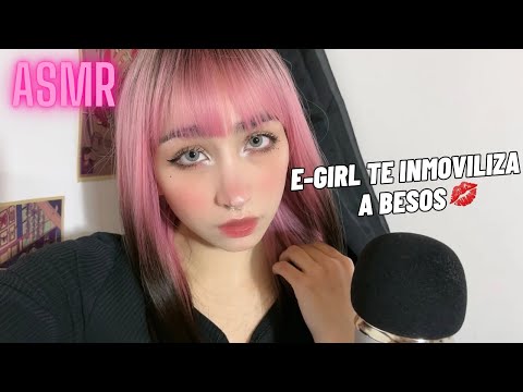 ASMR| E-girl Celosa te inmoviliza a besos 💋 (Roleplay)