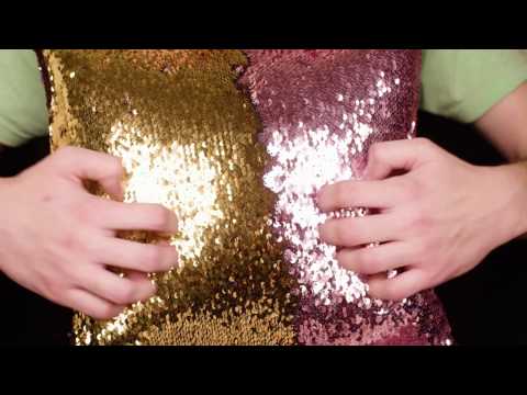 ASMR #99 - Scratching on sequin pillow