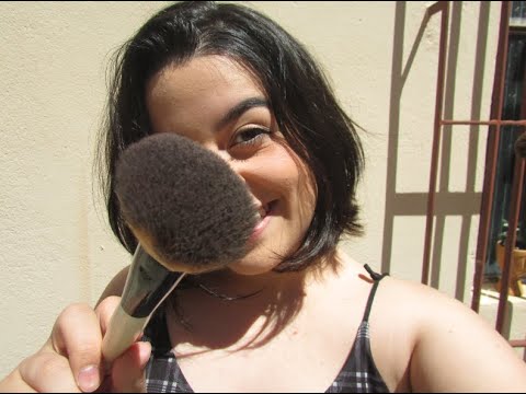 ASMR | AFTER LUNCH: PINCEL NA TELA, MOUTH SOUNDS, SOFT SPOKEN 😴