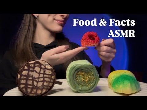 ASMR Cake Facts 🍰 Realistic Cake Eating 