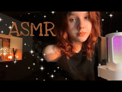 asmr угадай триггер…или угадай чо вкину // звуки рук, звуки рта, говорю про новый год на канале🎀