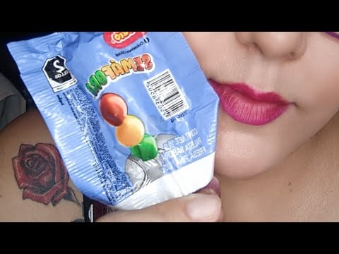 ASMR Comiendo paleta de semáforo 🚦 