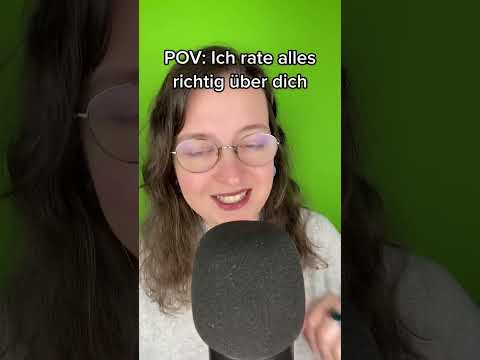 POV: Ich rate alles richtig über dich #shorts #asmrshorts #asmr