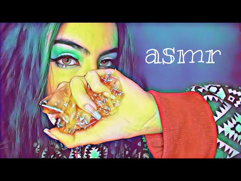 *Asmr* sons de plástico