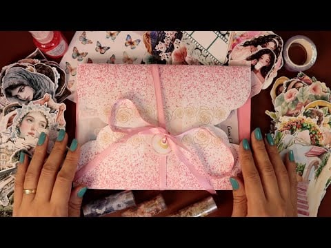 ASMR - Unboxing Papelaria | Itens para Scrapbook/Journal, um mais lindo que o outro 😍