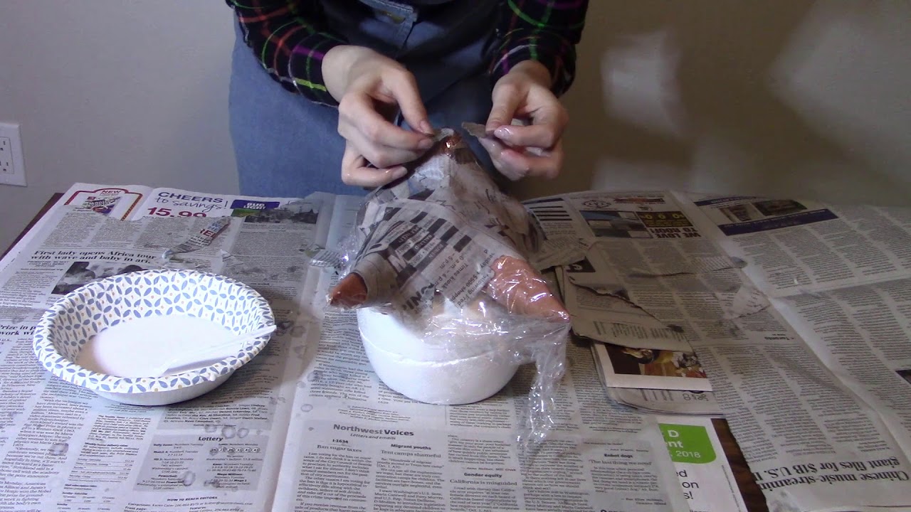 ASMR Paper Mache/ Paint: Legend of Zelda Keaton Mask