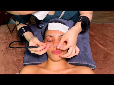 ASMR: Relaxing Vietnamese VACUUM Facial Treatment Massage for Glowy Skin