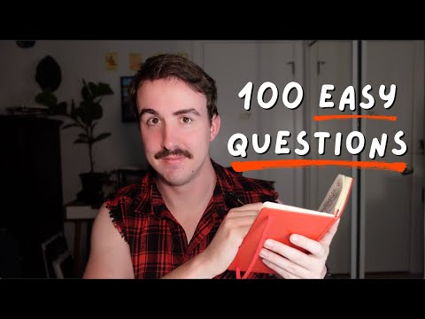 ASMR asking you 100 EASY personal questions (Yes or No)