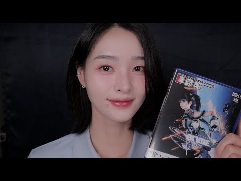 ASMR.(속닥속닥,인어디블) 스텔라 블레이드 리뷰 들으면서 재워줄게요.| 얼굴 만지기 + 퍼프소리 + 얼굴 닦기 | Stellar Blade Review.