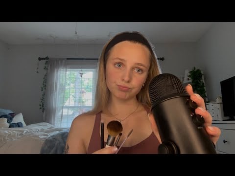 ASMR GRWM | Doing My Makeup For Work