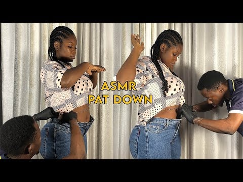 ASMR TSA Security Check -  ASMR Fast & Aggressive Tickling Full Body TSA Pat Down | Unintentional