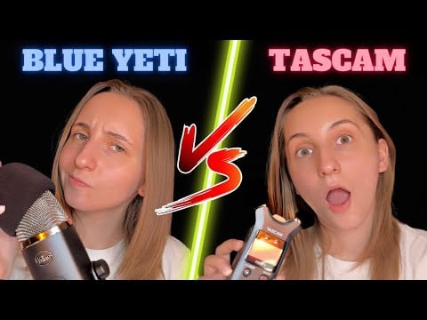 ASMR FR | Blue Yeti VS Tascam 💥 (version Mic Touching)