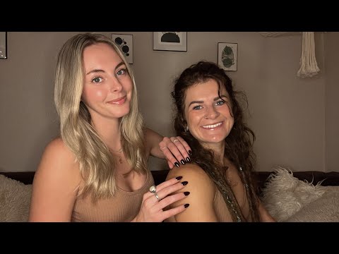 Real Person ASMR | Hair Play & Back Tracing