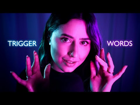 SUPER TINGLY trigger words and hand movements  [Portuguese and English] ✨ ASMR for sleep